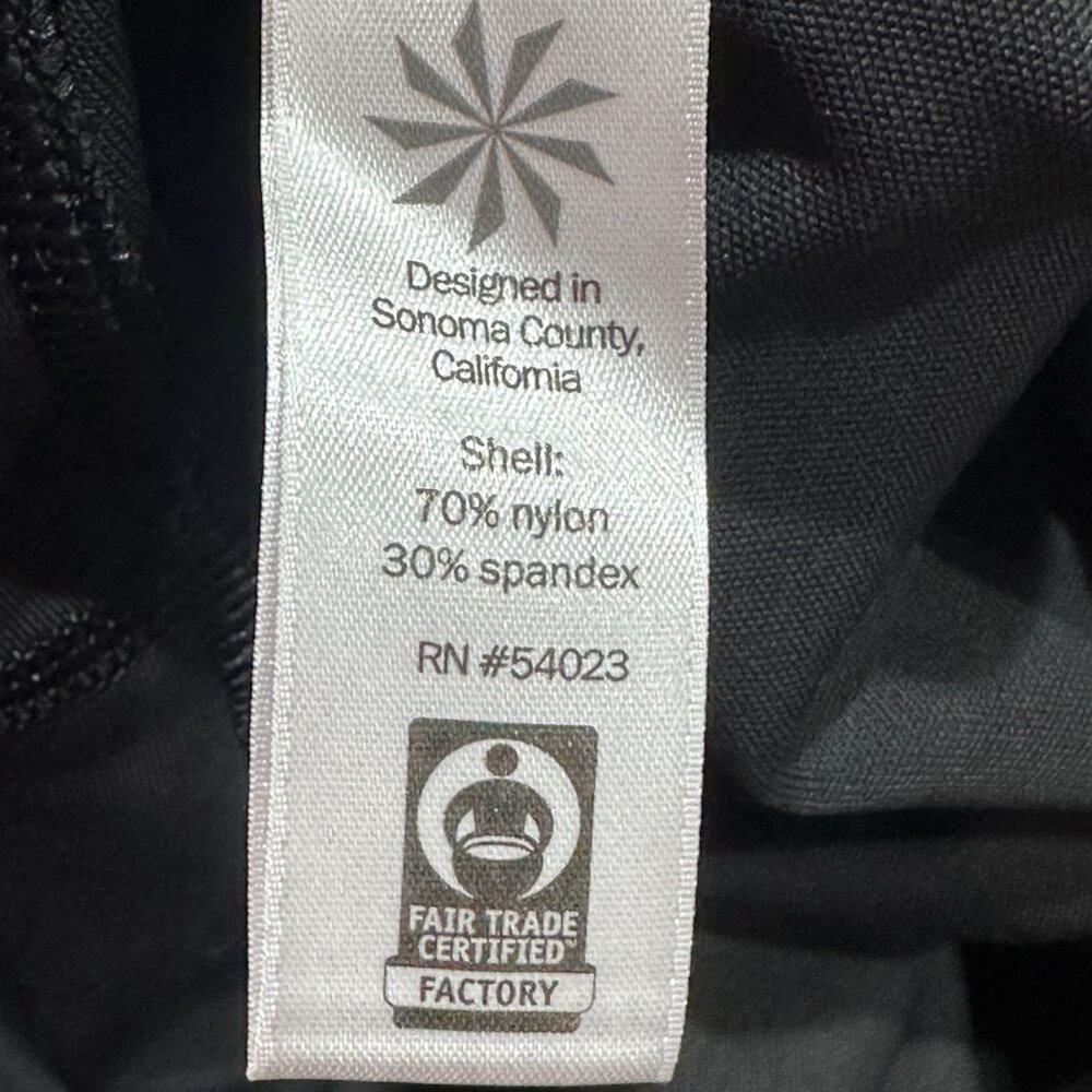 Athleta Stealth Capri Tight Leggings Black Workout Gym Yoga‎ Size XS S/348588-00 - Picture 6 of 7